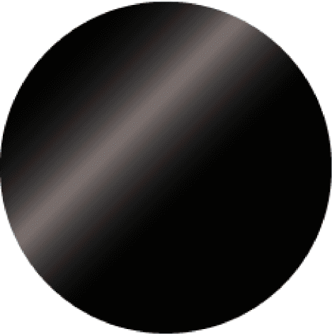 Black polished anodized